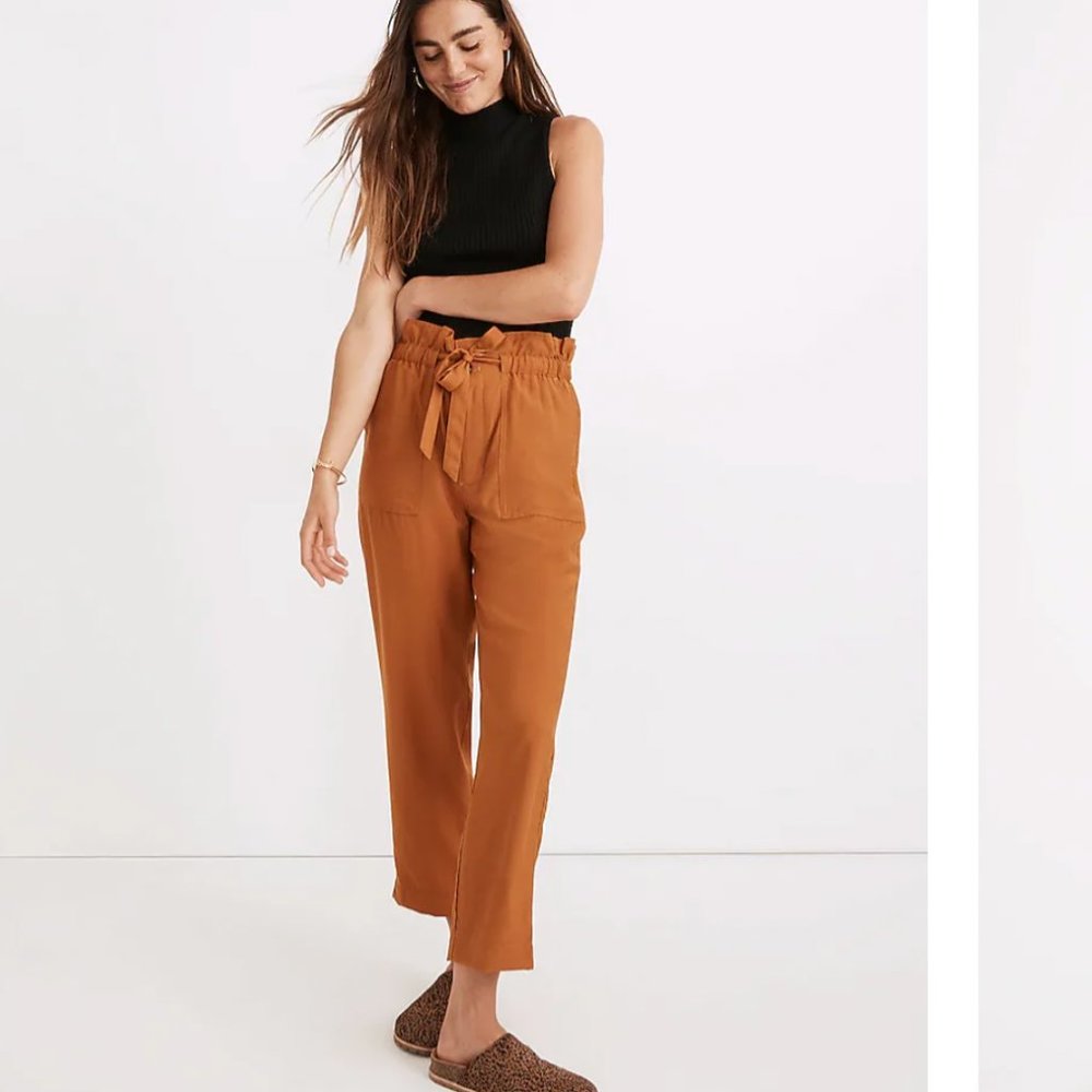 NWT Madewell Dunaway Paperbag Pants
